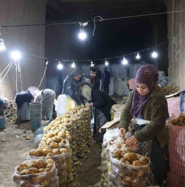 TÜRKİYE'NİN PATATES İHTİYACI KAPADOKYA'DAKİ DEPOLARDAN KARŞILANIYOR