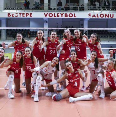 U20 KADIN VOLEYBOL MİLLİ TAKIMI, AVRUPA ŞAMPİYONASI ELEMELERİNE GALİBİYETLE BAŞLADI