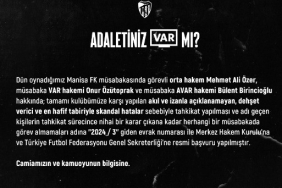 KOCAELİSPOR HAKEMLERLE İLGİLİ TFF VE MHK'YE BAŞVURDU