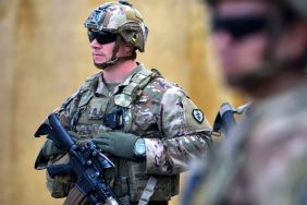 US army handover ceremony in Kirkul