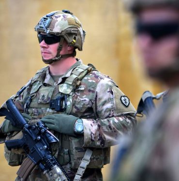 US army handover ceremony in Kirkul