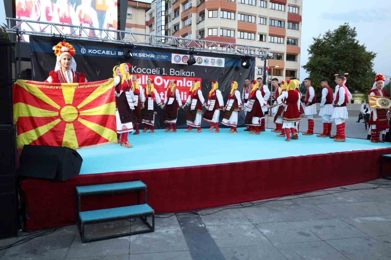 KOCAELİ 1. BALKAN HALK OYUNLARI FESTİVALİ BAŞLADI