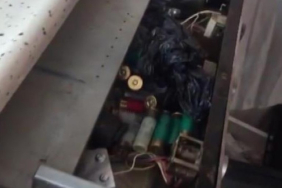 ANKASTRE FIRININ İÇERİSİNDEN RUHSATSIZ SİLAHLAR ÇIKTI