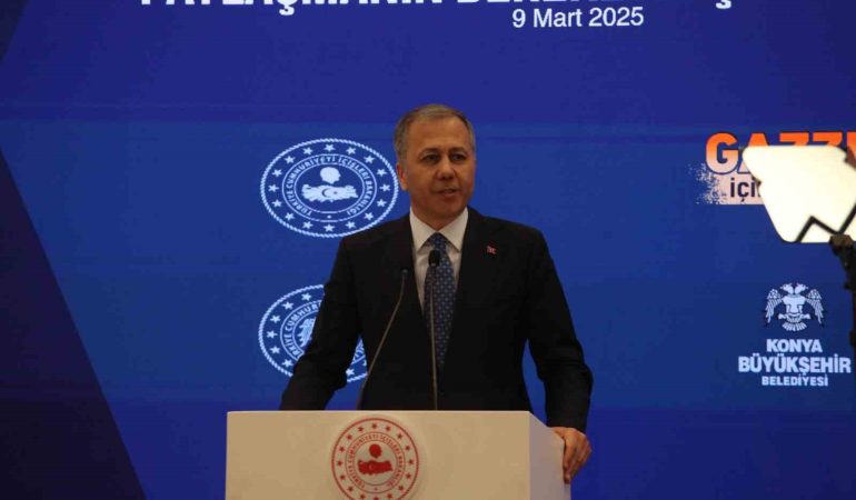 BAKAN YERLİKAYA: "TÜRKİYE, GAZZE'Yİ YALNIZ BIRAKMAMIŞTIR, BIRAKMAYACAKTIR"