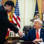 US President Trump, Elon Musk attend press conference in the White House's Oval Office