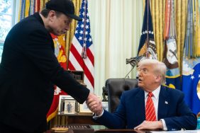 US President Trump, Elon Musk attend press conference in the White House's Oval Office