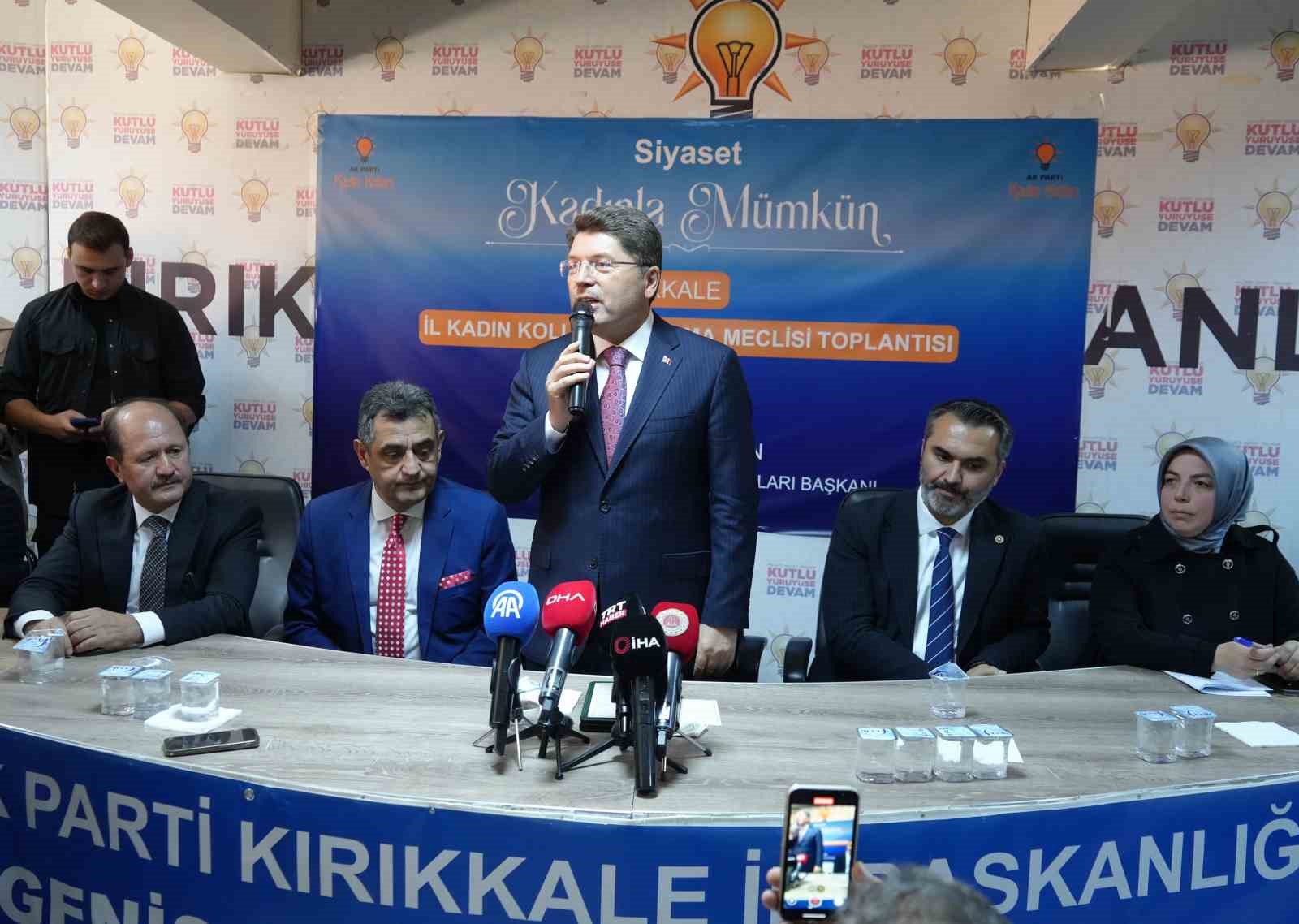 ADALET BAKANI TUNÇ: "TÜRKİYE YÜZYILI'NI TERÖR OLMADAN İNŞA EDECEĞİZ"