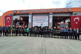 OSB’DE İTFAİYE HİZMET BİNASI BAKAN KACIR'IN KATILIMIYLA AÇILDI