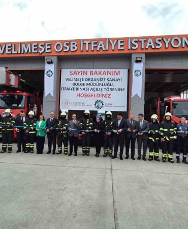 OSB’DE İTFAİYE HİZMET BİNASI BAKAN KACIR'IN KATILIMIYLA AÇILDI