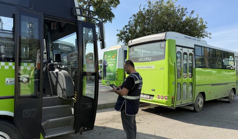 TOPLU TAŞIMADA 120 ARACA SIKI DENETİM