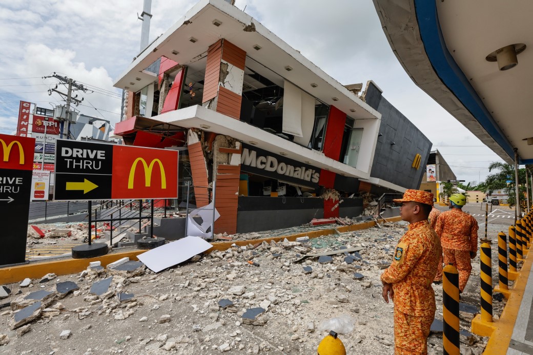 Death toll from 6.9 magnitude earthquake in Philippine island rises to 72