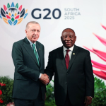 CUMHURBAŞKANI ERDOĞAN, G20 LİDERLER ZİRVESİ RESMİ KARŞILAMA TÖRENİNE KATILDI CUMHURBAŞKANI ERDOĞAN ZİRVE ALANINA GELDİ, ERDOĞAN'I RAMAPHOSA KARŞILADI