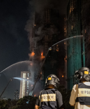 Major fire breaks out in Hong Kong, killing at least four people