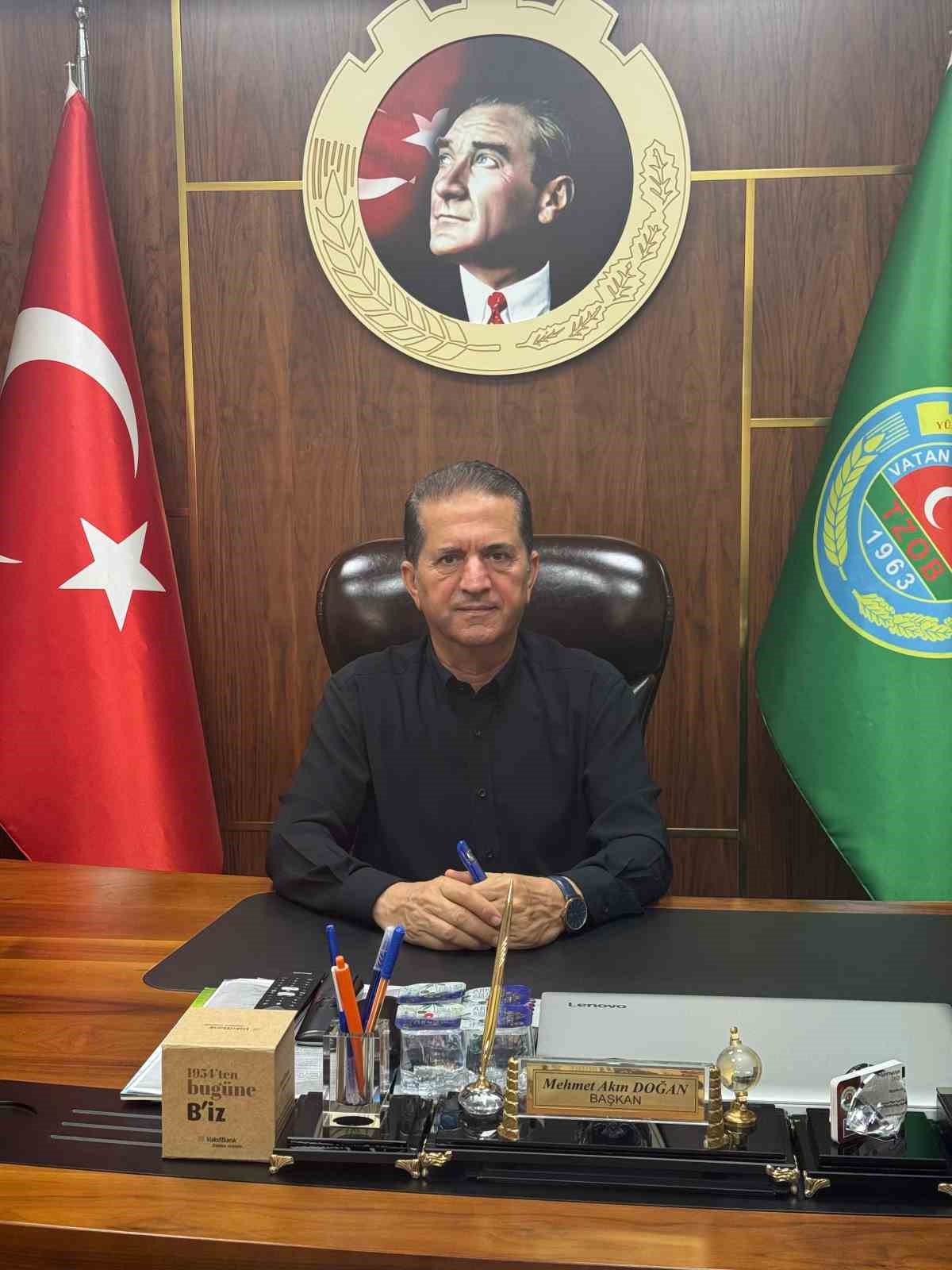 YÜREĞİR ZİRAAT ODASI BAŞKANI DOĞAN: "ÇİFTÇİMİZİN AYAKTA KALMASI, TÜRKİYE'NİN GÜÇLÜ KALMASI DEMEKTİR"