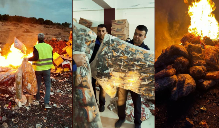 Tarihi geçmiş ürünlerle çocukları zehirleyeceklerdi: 2 ton cips, şekerleme ve çikolata imha edildi