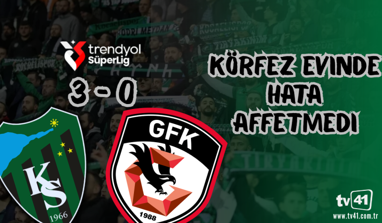 Körfez Evinde Hata Affetmedi: Kocaelispor 7. Sıraya Yerleşti