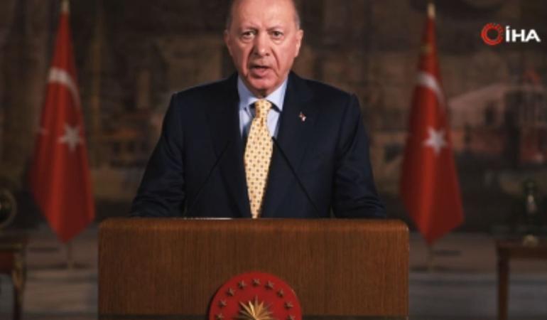 Cumhurbaşkanı Erdoğan: “Dev projelerimizle küresel ticaret hatlarını tahkim ettik”