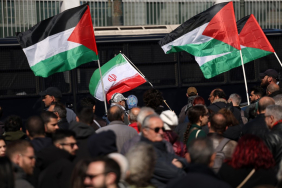 Protest in Athens against the US-Israeli attack on Iran