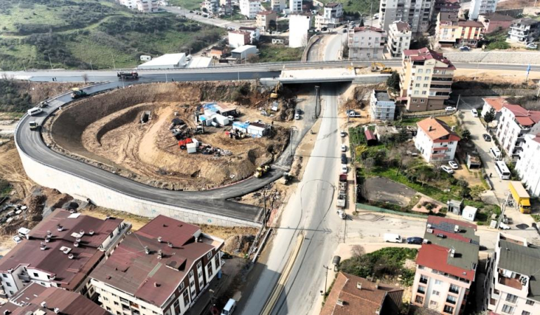 Darıca ve Eskihisar trafiğine nefes aldıracak projede sona doğru