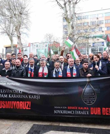 KOCAELİ'DEN İSRAİL'İN "İDAM YASASINA" KARŞI ORTAK SES