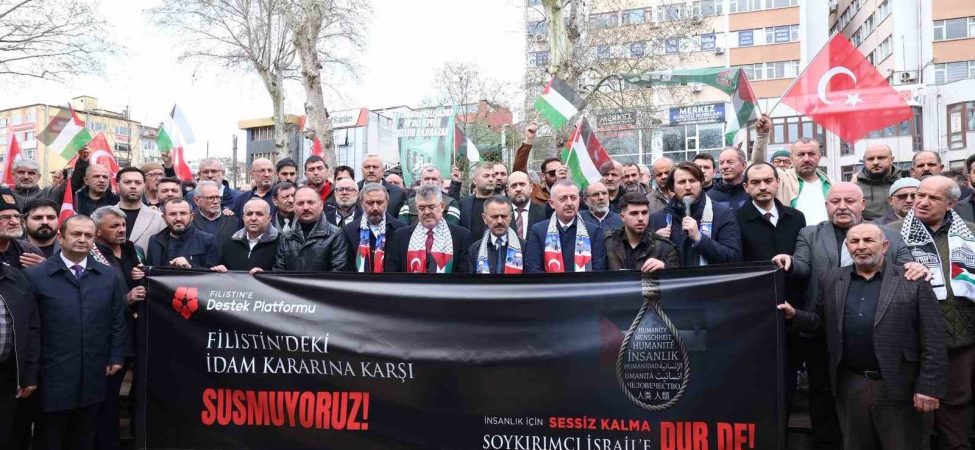 KOCAELİ'DEN İSRAİL'İN "İDAM YASASINA" KARŞI ORTAK SES