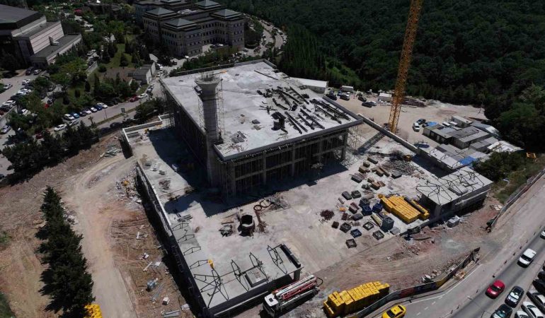 UMUTTEPE CAMİ VE OTOPARKI PROJESİNDE SONA YAKLAŞILDI