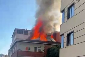 GEBZE'DE 3 KATLI APARTMANDA KORKUTAN YANGIN