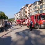YANGINDA MAHSUR KALAN KADIN VE ÇOCUK KURTARILDI